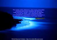 Por nada estis afanosos; sino sean conocidas vuestras peticiones delante de Dios en toda oracin y ruego, con accin de gracias. Y la paz de Dios, que sobrepuja todo entendimiento, guardar vuestros corazones y vuestros entendimientos en Cristo Jess "