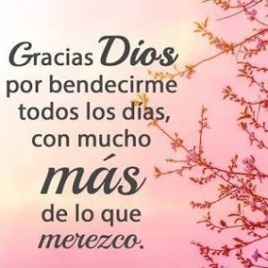 Gracias Dios ...