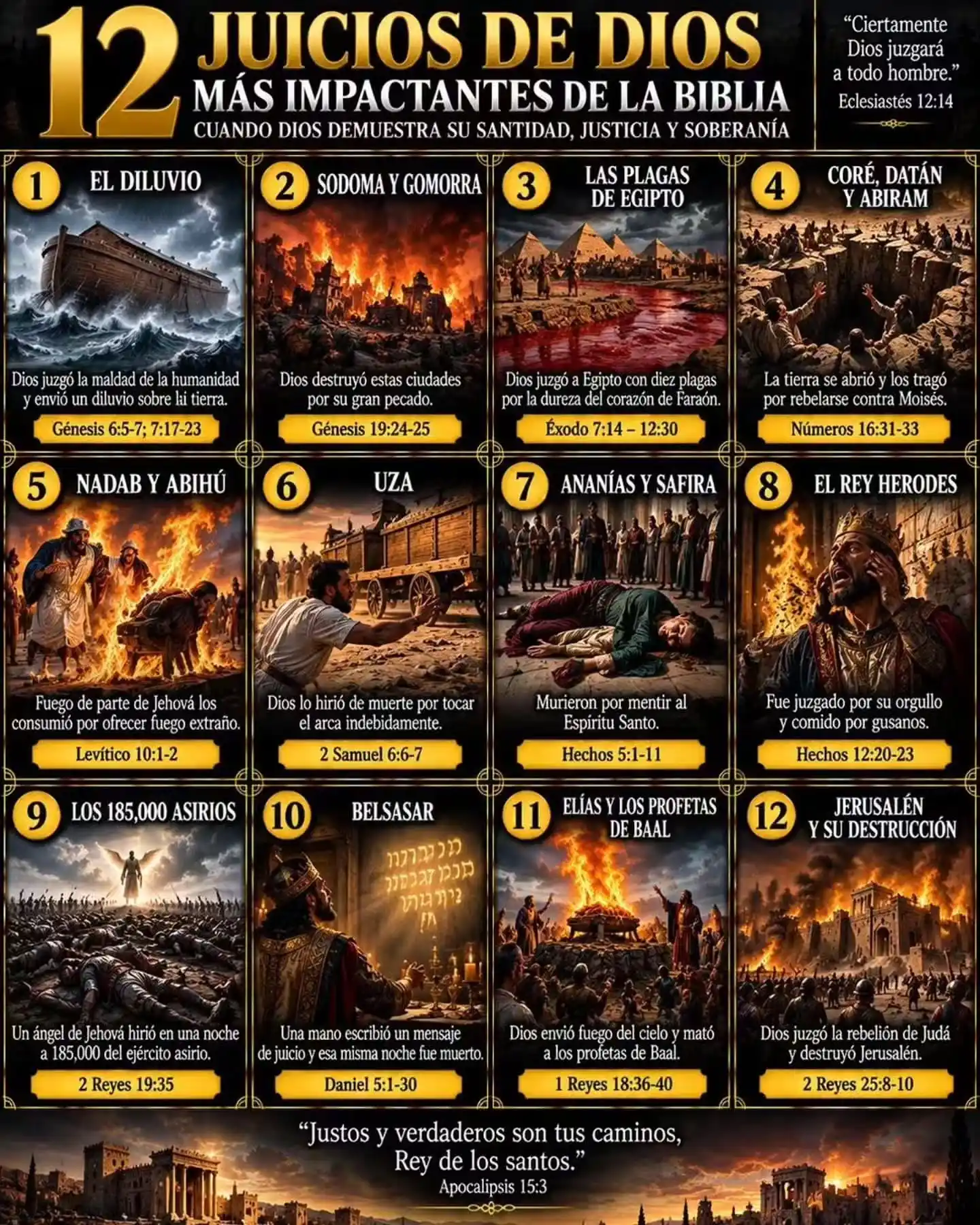 12 juicios de Dios